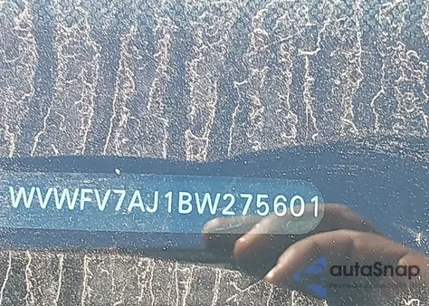 2011 Volkswagen Gti 2-Door from USA, damaged, VIN WVWFV7AJ1BW275601